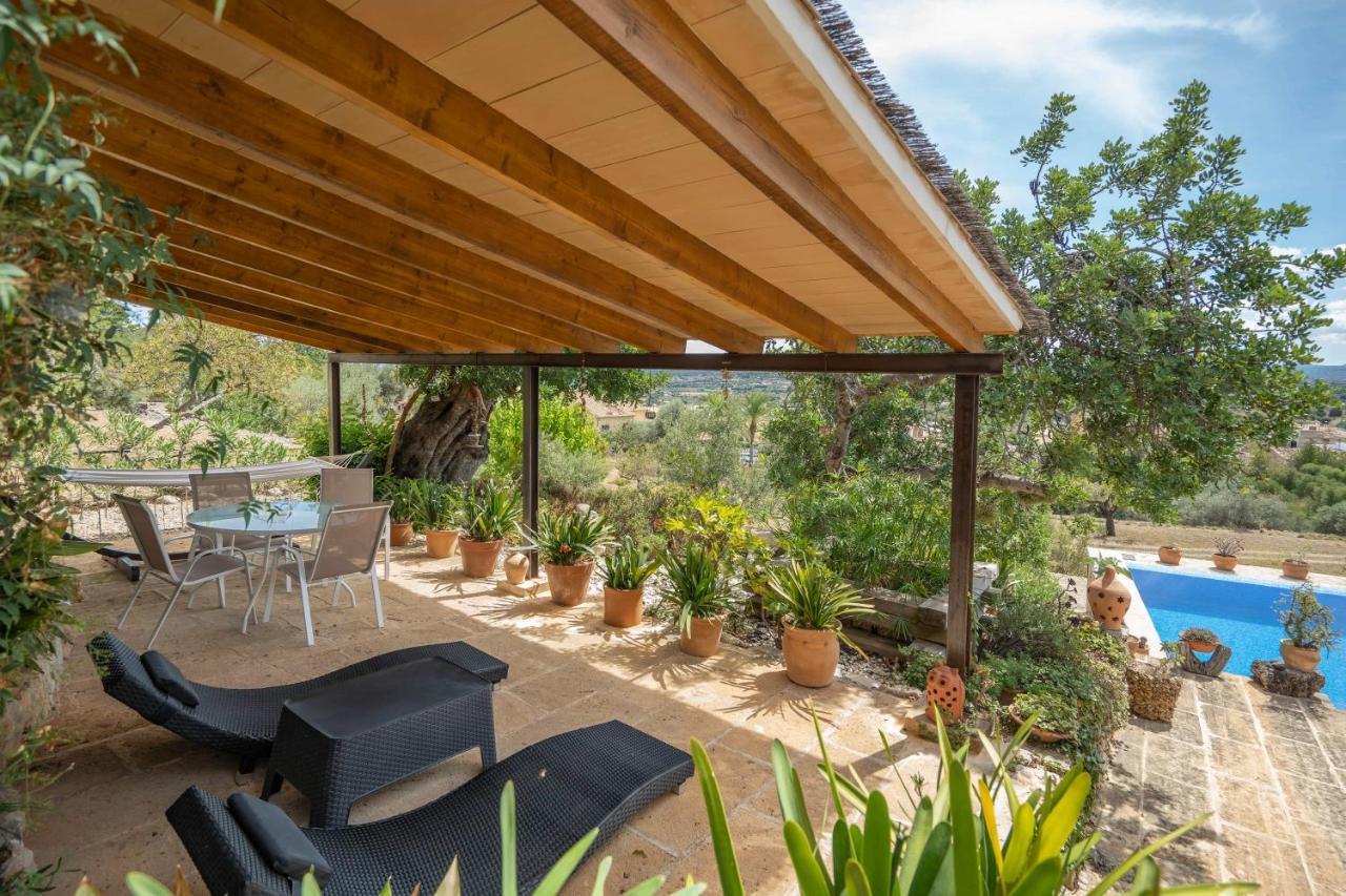 Can Pulit - Finca Romantica Para 2 Con Piscina Y Vistas En 셀바 외부 사진