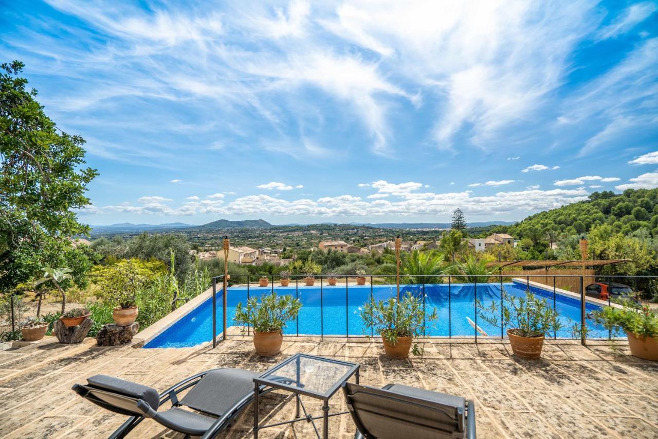 Can Pulit - Finca Romantica Para 2 Con Piscina Y Vistas En 셀바 외부 사진