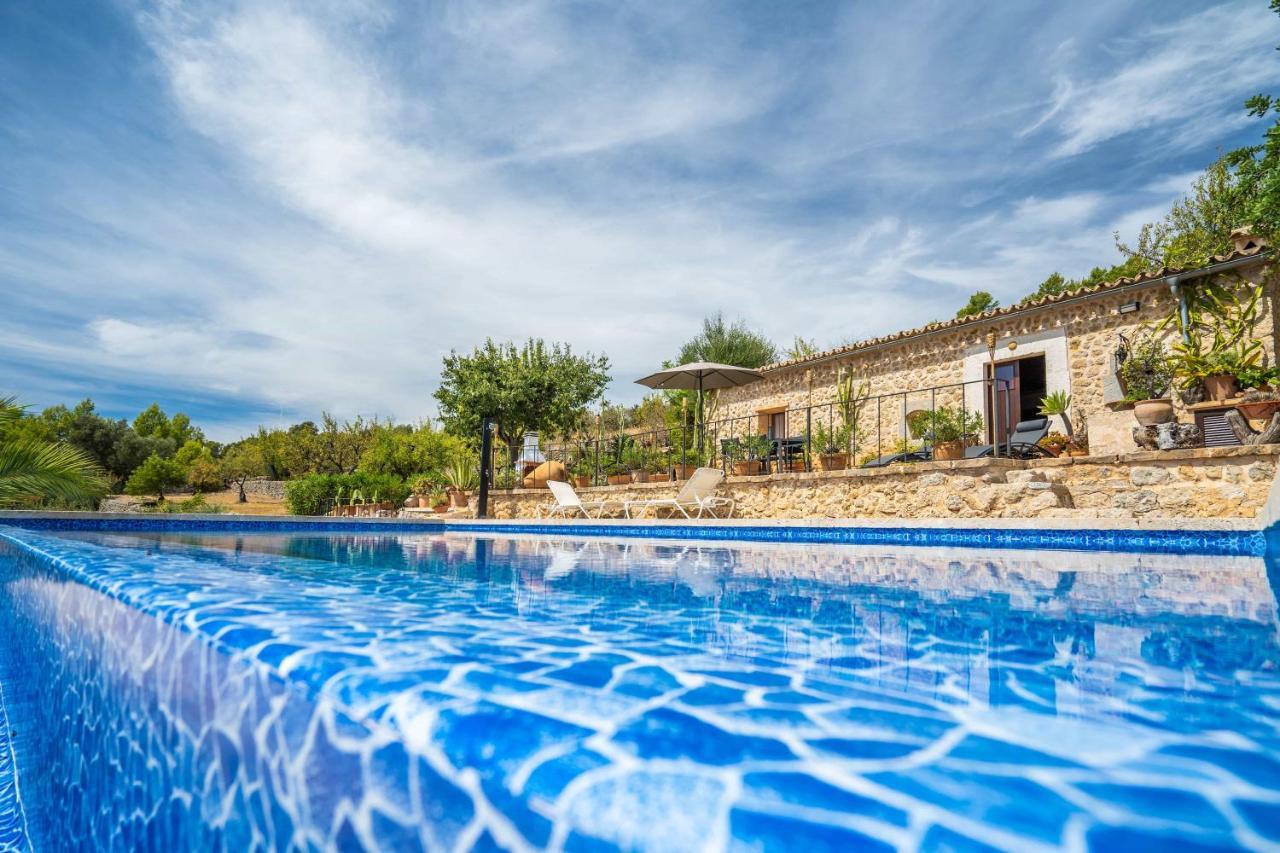 Can Pulit - Finca Romantica Para 2 Con Piscina Y Vistas En 셀바 외부 사진
