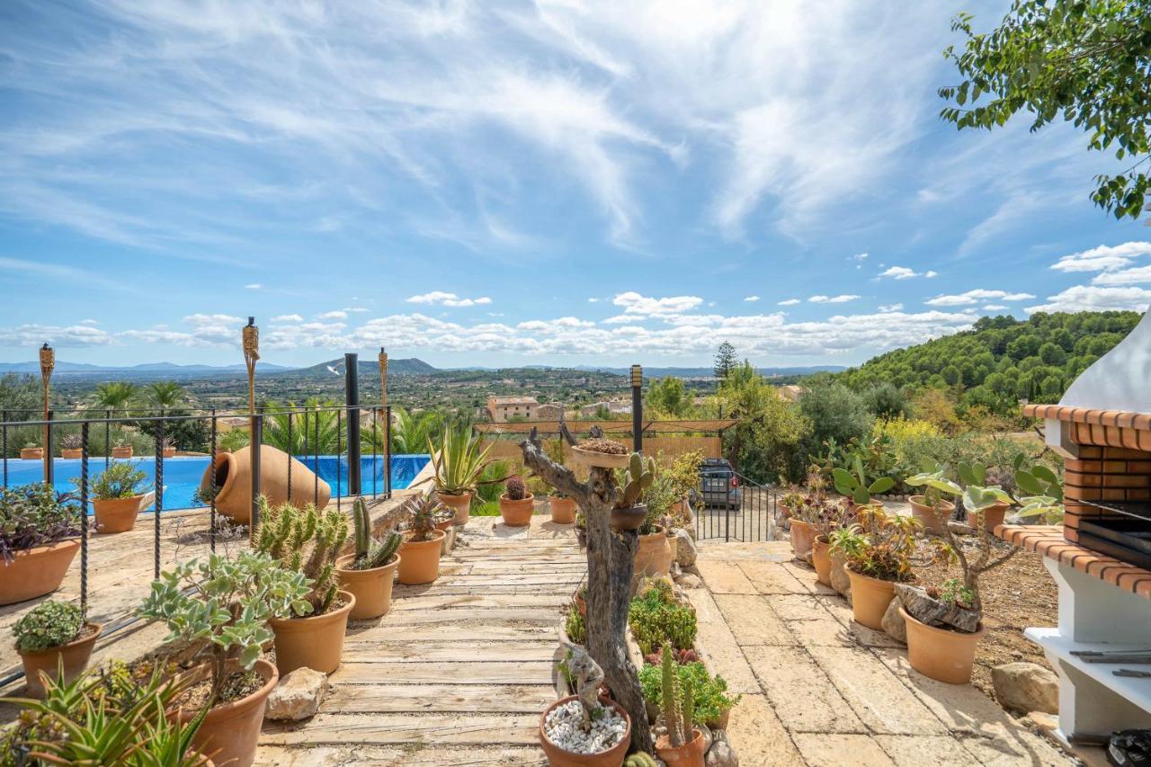 Can Pulit - Finca Romantica Para 2 Con Piscina Y Vistas En 셀바 외부 사진