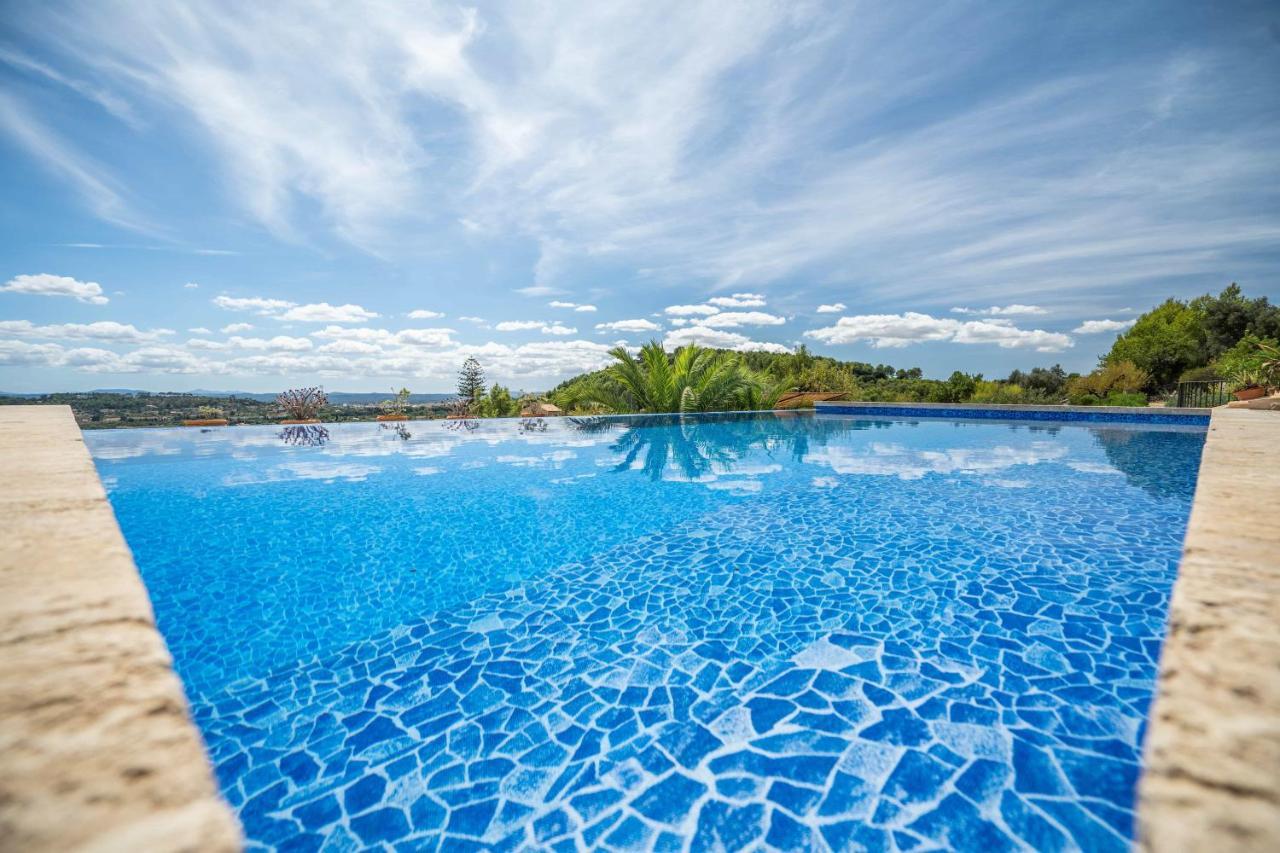Can Pulit - Finca Romantica Para 2 Con Piscina Y Vistas En 셀바 외부 사진